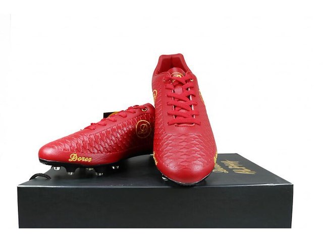 Ca. 20x voetbalschoenen - rood/zwart - mixpartij, dores - afbeelding 3 van  4