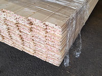 Ca. 213x vuren saunaschrootjes, 1,6 x 9,5 x 450 cm - afbeelding 3 van  7