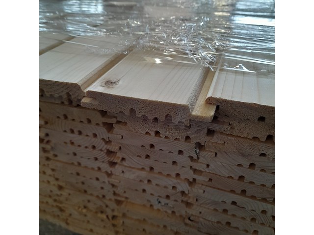 Ca. 213x vuren saunaschrootjes, 1,6 x 9,5 x 450 cm - afbeelding 7 van  7