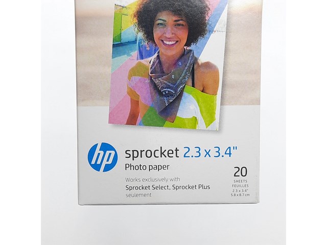 Ca. 216x verpakking fotopapier, hp, sprocket 2.3x3.4'' - afbeelding 2 van  3
