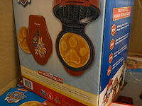 Ca. 218x wafelijzer, bestron, paw patrol app500r, rood - afbeelding 6 van  7