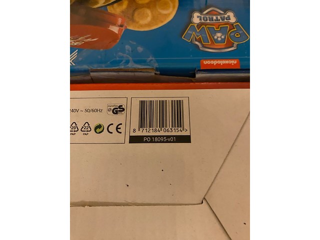 Ca. 218x wafelijzer, bestron, paw patrol app500r, rood - afbeelding 7 van  7