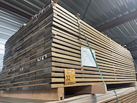 Ca. 219x guyana ipé planken geschaafd, 21x90mm, lengte 185cm - afbeelding 4 van  4