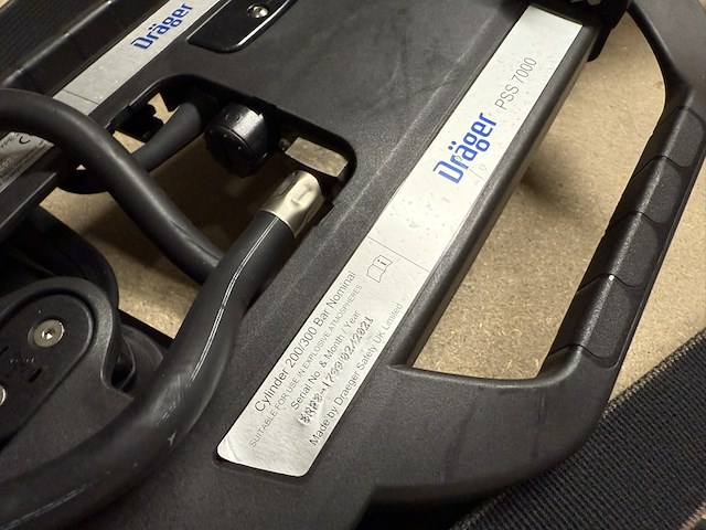Ca. 21x ademluchttoestel, dräger, pss 7000 bodyguard - afbeelding 14 van  19