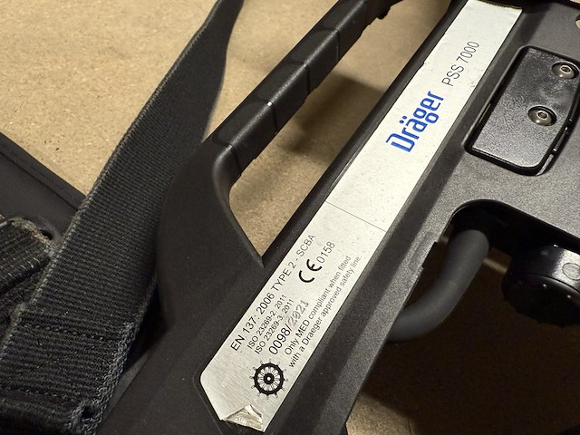 Ca. 21x ademluchttoestel, dräger, pss 7000 bodyguard - afbeelding 15 van  19