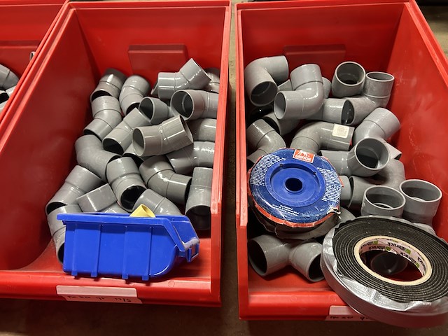 Ca. 21x assortimentsbak met diverse koppelingen, hulpstukken - afbeelding 4 van  7