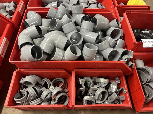 Ca. 21x assortimentsbak met diverse koppelingen, hulpstukken - afbeelding 5 van  7