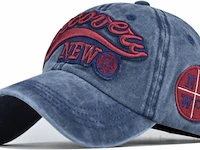 Ca. 21x baseball cap discovery, rood / blauw, one size