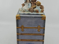 Ca. 21x beeldje, cherished teddies, friends are the thread that hold the quilt of life together - afbeelding 1 van  5
