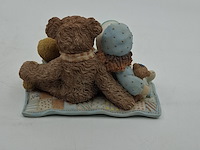 Ca. 21x beeldje, cherished teddies, friends are the thread that hold the quilt of life together - afbeelding 4 van  5