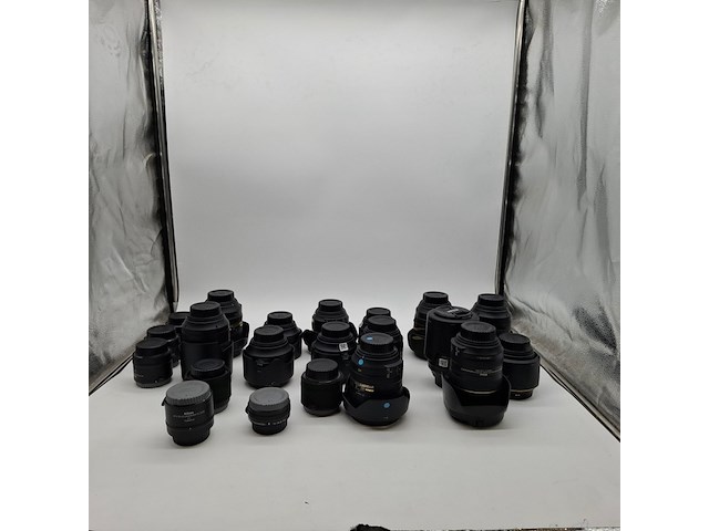 Ca. 21x camera lens, nikon, o.a. af-s nikkor 24-120mm 1:4 g ed vr - afbeelding 2 van  10