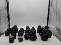 Ca. 21x camera lens, nikon, o.a. af-s nikkor 24-120mm 1:4 g ed vr - afbeelding 2 van  10