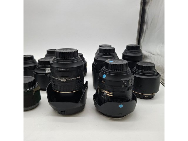 Ca. 21x camera lens, nikon, o.a. af-s nikkor 24-120mm 1:4 g ed vr - afbeelding 4 van  10