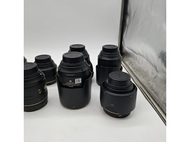 Ca. 21x camera lens, nikon, o.a. af-s nikkor 24-120mm 1:4 g ed vr - afbeelding 5 van  10
