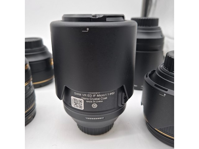 Ca. 21x camera lens, nikon, o.a. af-s nikkor 24-120mm 1:4 g ed vr - afbeelding 6 van  10