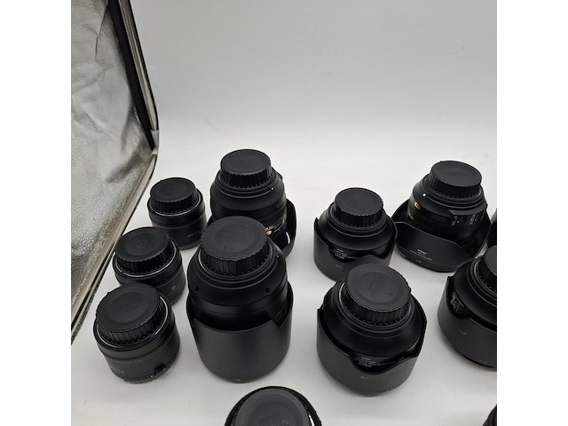 Ca. 21x camera lens, nikon, o.a. af-s nikkor 24-120mm 1:4 g ed vr - afbeelding 8 van  10