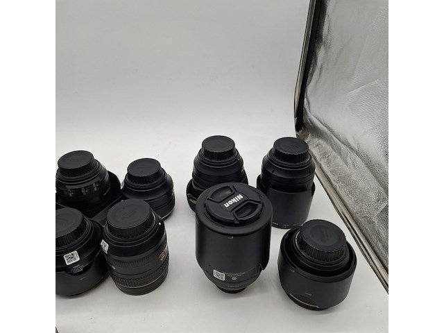 Ca. 21x camera lens, nikon, o.a. af-s nikkor 24-120mm 1:4 g ed vr - afbeelding 10 van  10