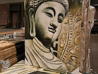 Ca. 21x canvas schilderij buddha 60x90 - afbeelding 3 van  4