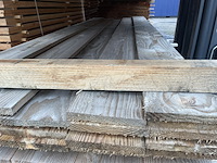 Ca. 21x douglas planken fijnbezaagd, 22x200mm, lengte 300cm - afbeelding 1 van  3