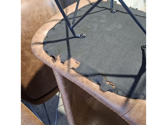 Ca. 21x eetkamerstoel, bruin - afbeelding 10 van  11