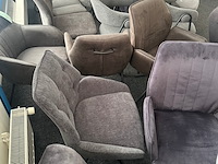 Ca. 21x eetkamerstoelen, antraciet - afbeelding 3 van  8