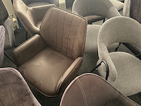 Ca. 21x eetkamerstoelen, antraciet - afbeelding 4 van  8