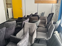 Ca. 21x eetkamerstoelen, antraciet - afbeelding 6 van  8