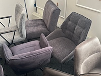 Ca. 21x eetkamerstoelen, antraciet - afbeelding 8 van  8