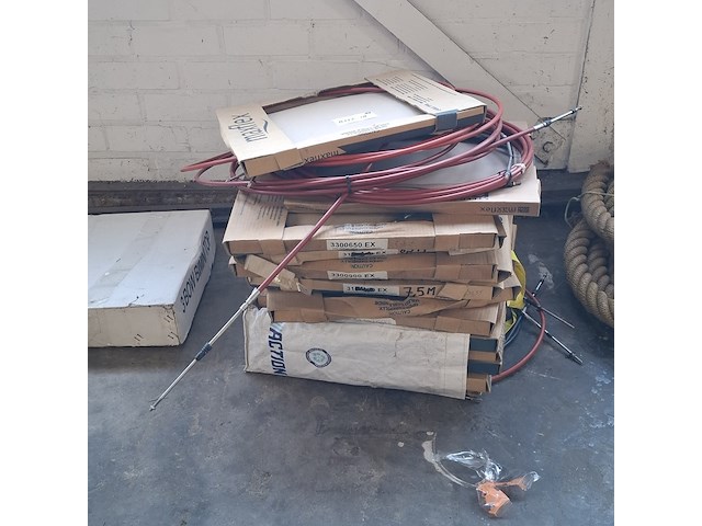 Ca. 21x gas- en schakel kabels, morse kabels, maxflex - afbeelding 1 van  7