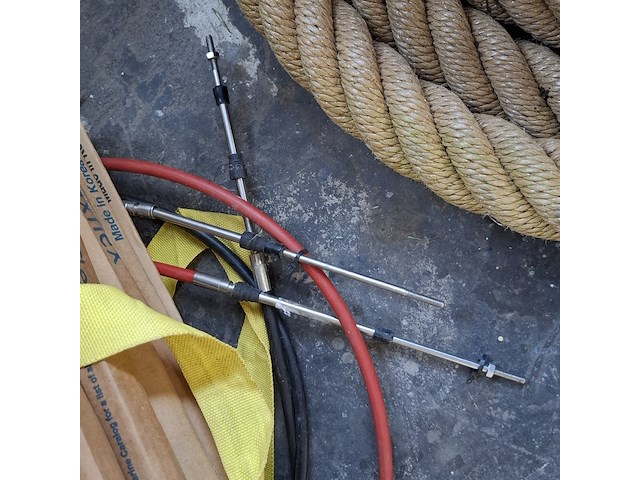 Ca. 21x gas- en schakel kabels, morse kabels, maxflex - afbeelding 7 van  7