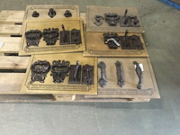 Ca. 21x gietijzeren deurklink, ladehandgreep, kastgreep, esschert design - afbeelding 1 van  9