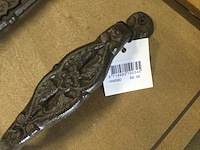 Ca. 21x gietijzeren deurklink, ladehandgreep, kastgreep, esschert design - afbeelding 2 van  9