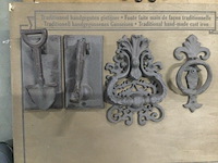Ca. 21x gietijzeren deurklink, ladehandgreep, kastgreep, esschert design - afbeelding 7 van  9