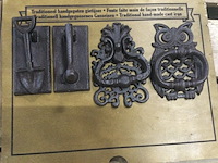 Ca. 21x gietijzeren deurklink, ladehandgreep, kastgreep, esschert design - afbeelding 8 van  9