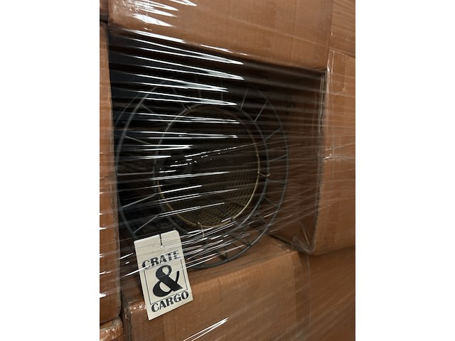 Ca. 21x hanglamp/lampenkap metaal crate & cargo - afbeelding 4 van  4
