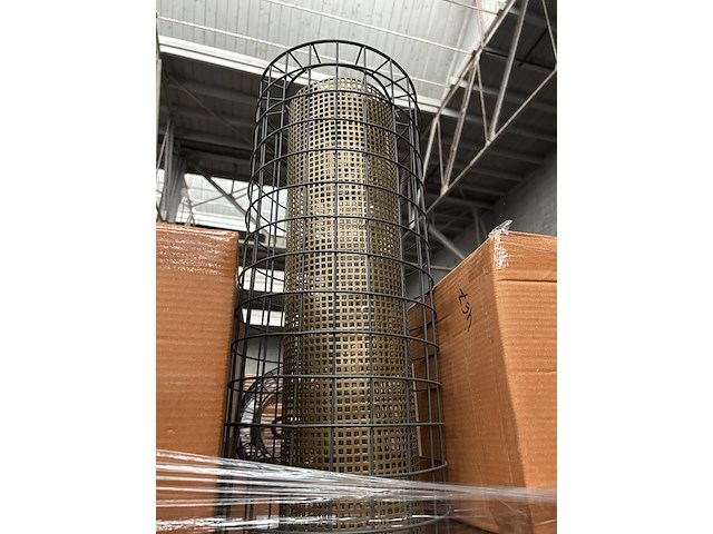 Ca. 21x hanglamp/lampenkap metaal crate & cargo - afbeelding 4 van  4