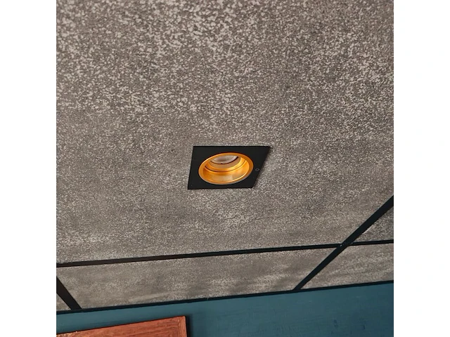 Ca. 21x inbouw spots, goud/zwart - afbeelding 2 van  2