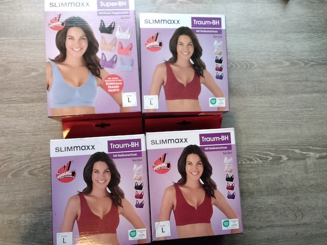 Ca. 21x sport/droom bh's, slimmaxx, diverse kleuren - afbeelding 1 van  4