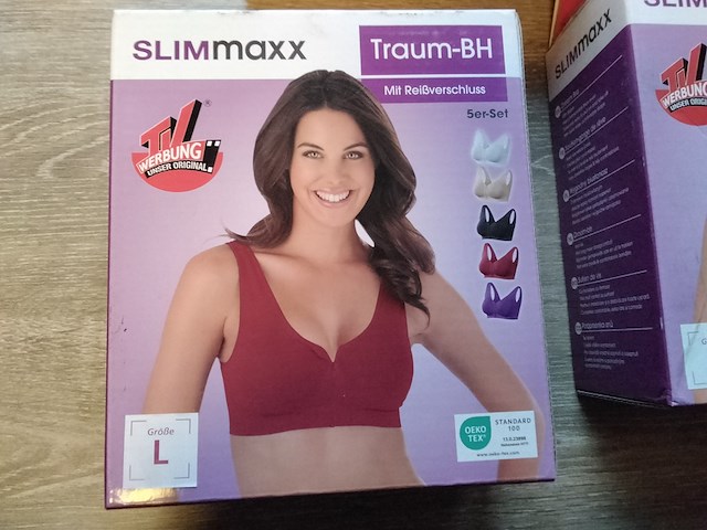 Ca. 21x sport/droom bh's, slimmaxx, diverse kleuren - afbeelding 2 van  4