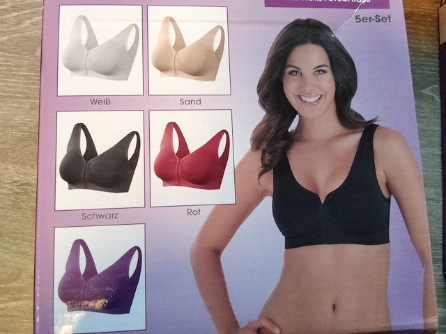 Ca. 21x sport/droom bh's, slimmaxx, diverse kleuren - afbeelding 3 van  4