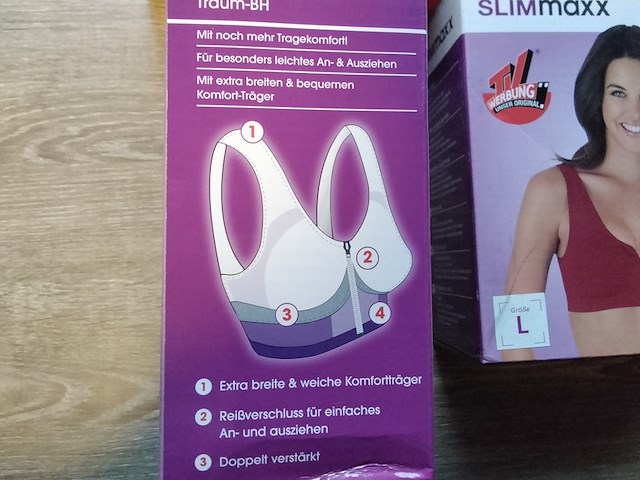 Ca. 21x sport/droom bh's, slimmaxx, diverse kleuren - afbeelding 4 van  4