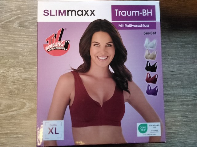 Ca. 21x sport/droom bh's, slimmaxx, diverse kleuren - afbeelding 2 van  4