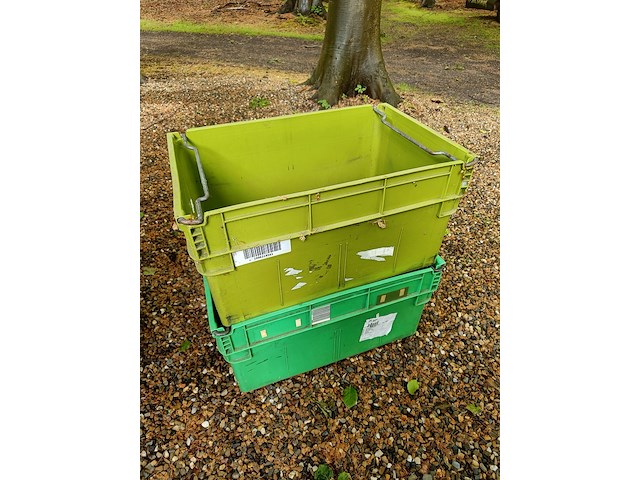 Ca. 21x stapelkratten, groen - afbeelding 2 van  3