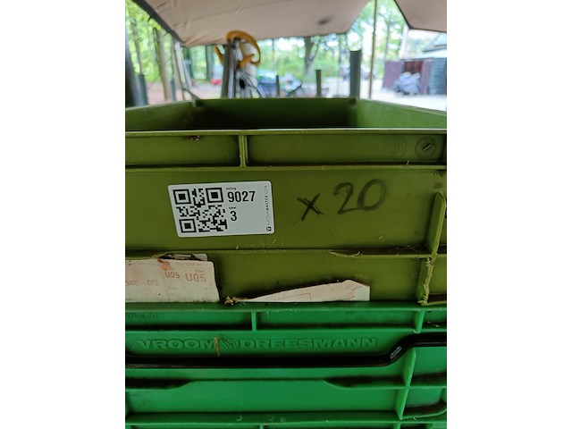 Ca. 21x stapelkratten, groen - afbeelding 3 van  3