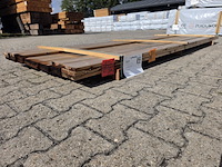 Ca. 21x thermo vuren planken geschaafd, 20x120mm, lengte 300cm - afbeelding 2 van  3