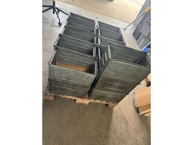 Ca. 21x vintage magazijnbakjes, schafer - afbeelding 5 van  5