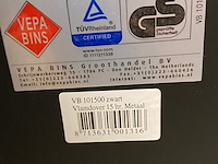 Ca. 21x vlam dovende afvalbakken 15 liter rond - afbeelding 5 van  6