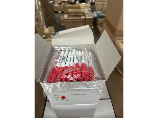 Ca. 2200x boardmarker medium round rood sam creative - afbeelding 1 van  4