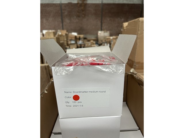 Ca. 2200x boardmarker medium round rood sam creative - afbeelding 2 van  4