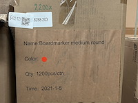 Ca. 2200x boardmarker medium round rood sam creative - afbeelding 4 van  4
